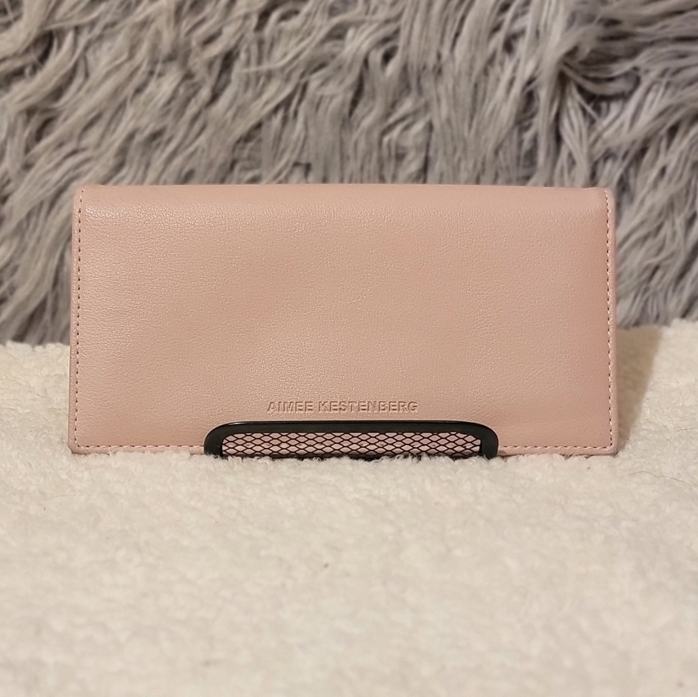Aimee Kestenberg Light Pink bifold wallet